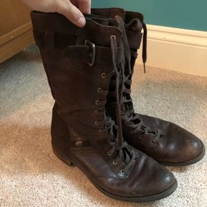 Timberland combat boots